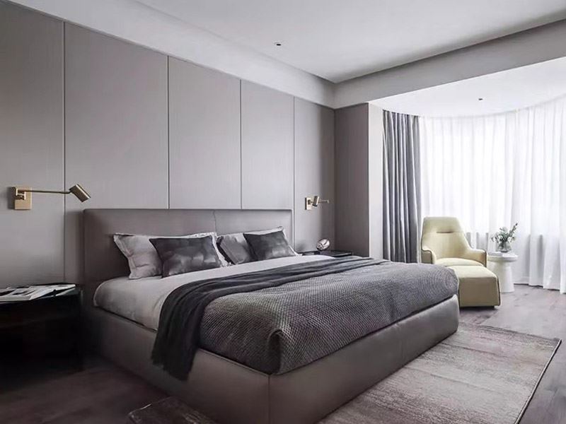 湖州市長和莊園現代簡約風格三居室裝修案例