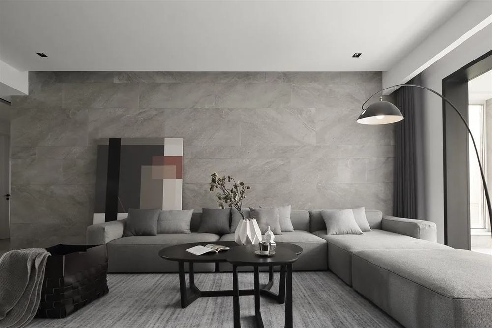 清遠市大豐豪庭輕奢風格四居室裝修案例