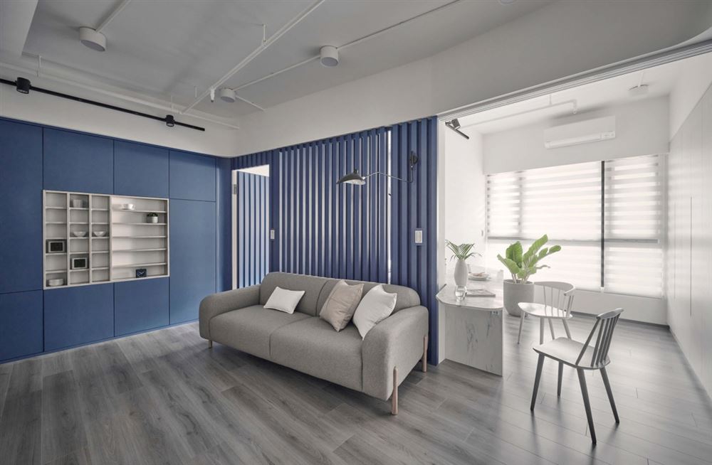 佛山市金地·中南·新城大境現代簡約風格三居室裝修案例