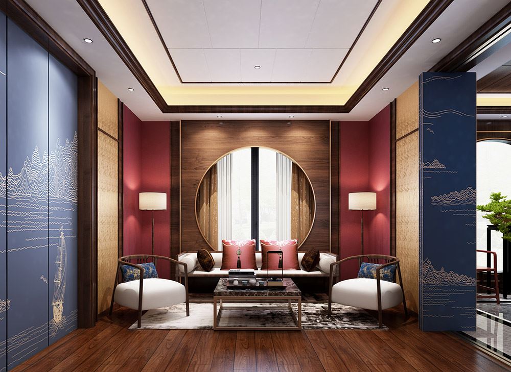 楚雄彝族自治州財政局住宿區(南華)現代簡約風格復式裝修案例