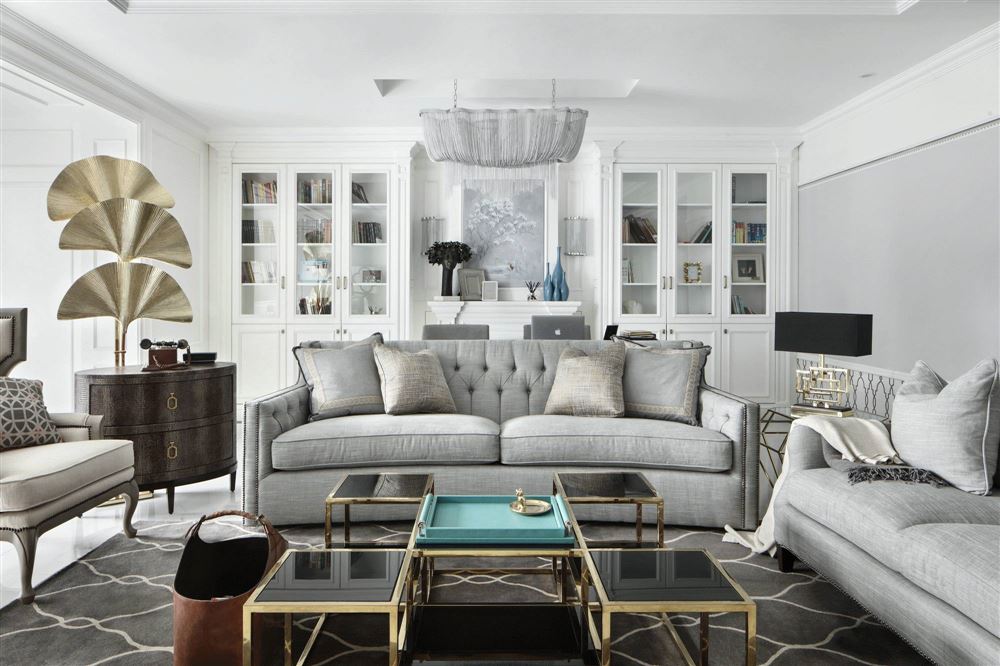 湛江市啟達(dá)東海岸歐式風(fēng)格四居室裝修案例