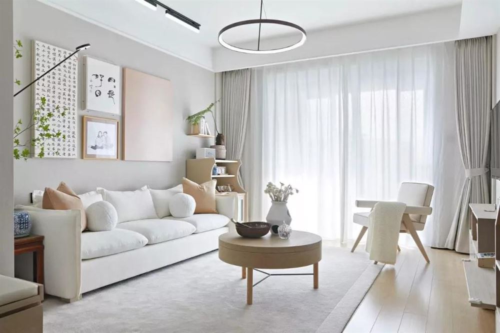 佛山市金地·中南·新城大境現代簡約風格三居室裝修案例