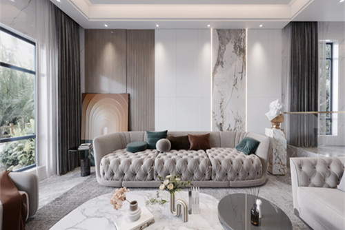 陽江市東湖御苑別墅美式風格別墅裝修案例