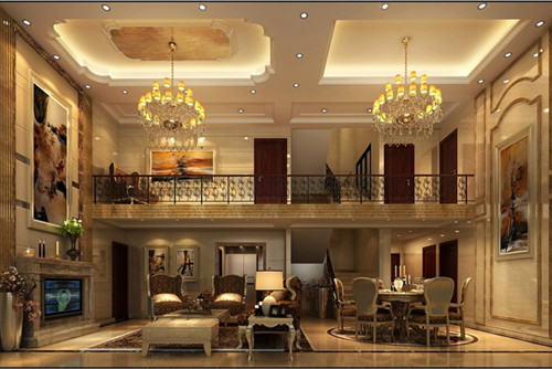 ?？谑谐尚啪霸窔W式風格別墅裝修案例