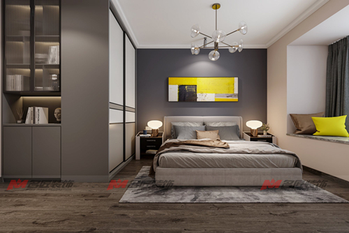 泉州市翰林合著現代簡約風格三居室裝修案例