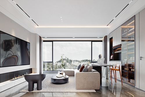 云浮市創宇·鳳凰新城現代風格別墅裝修案例