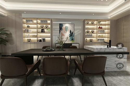 衢州市長河·瀚林綠洲現代簡約風格平層裝修案例