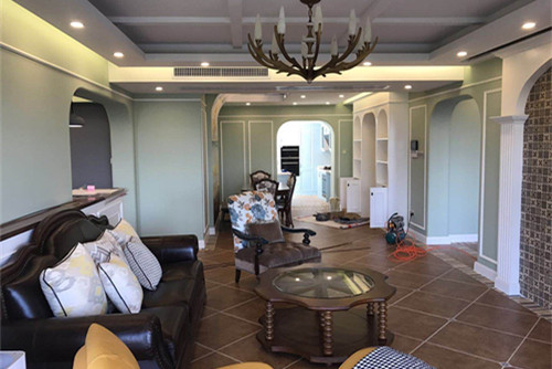 莆田市安達路小區美式風格四居室裝修案例