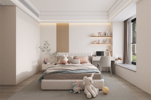 汕頭市金沙灣新中式風(fēng)格四居室裝修案例