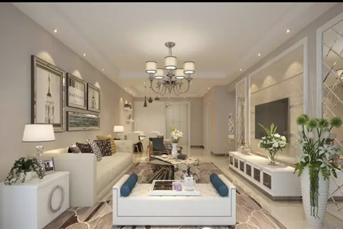 貴港市普羅旺斯現(xiàn)代簡(jiǎn)約風(fēng)格三居室裝修案例