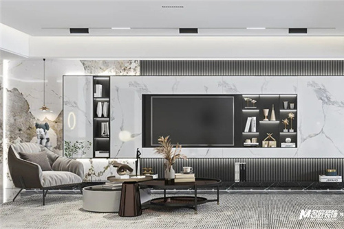 汕頭市新宸灣輕奢風格四居室裝修案例