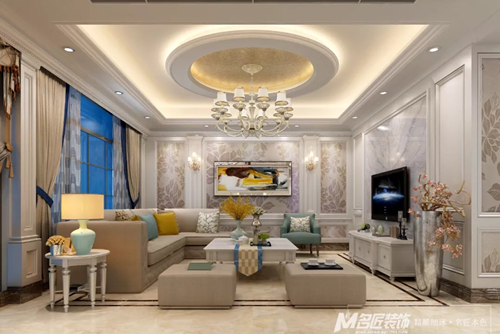 珠海市保利茉莉花園歐式風(fēng)格別墅裝修案例