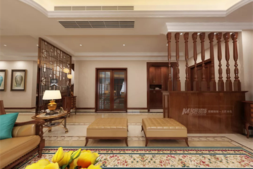 珠海市保利茉莉花園歐式風(fēng)格別墅裝修案例